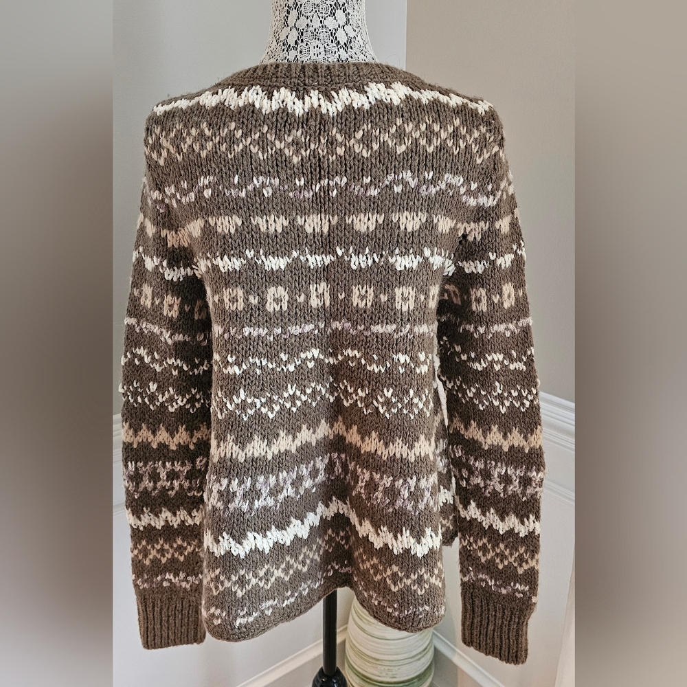 Free People Through The Storm Wool Sweater Generous Small - Picture 2 of 9